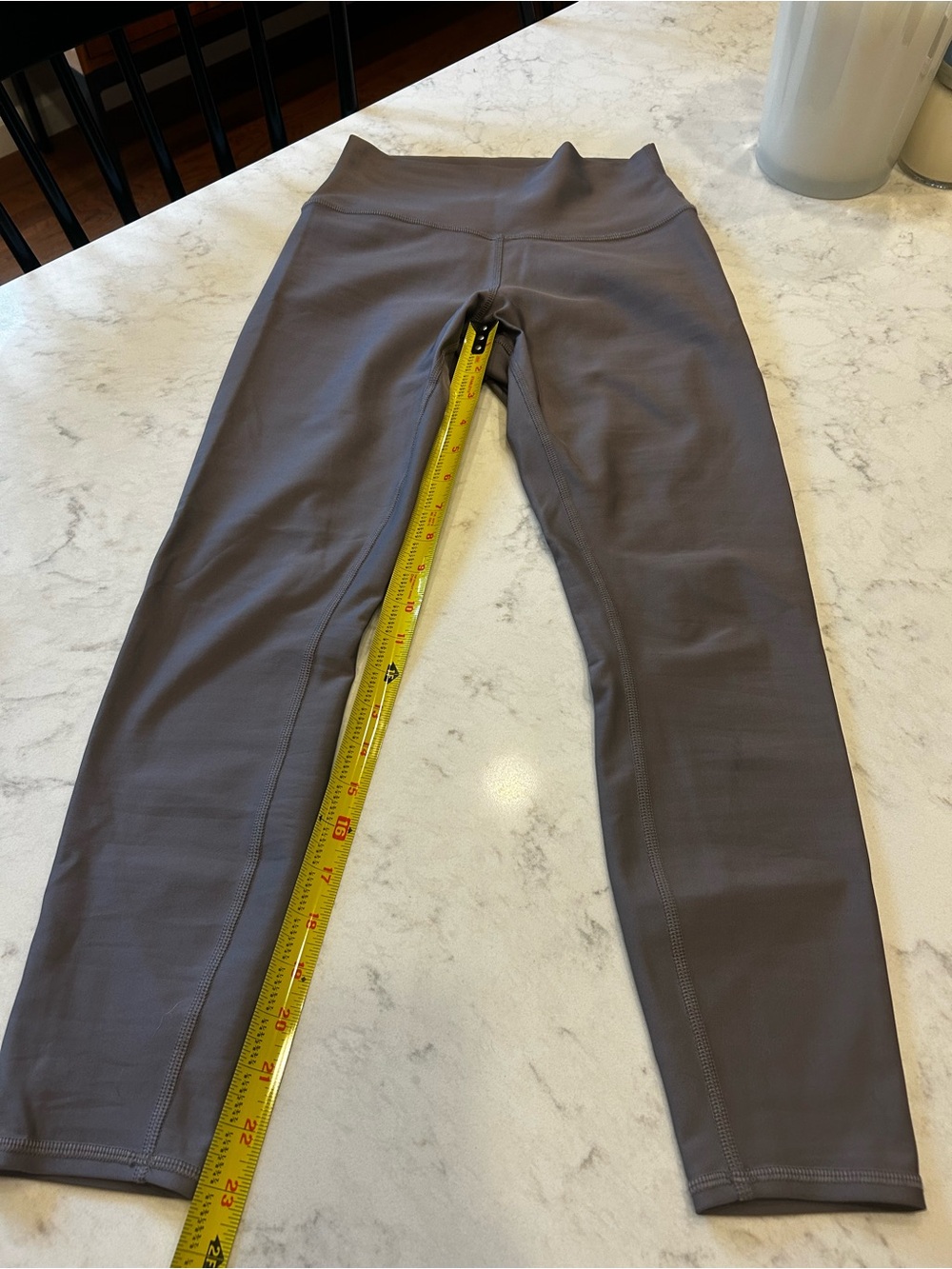 Purplish Gray Airlift 7/8 High-Waist Leggings